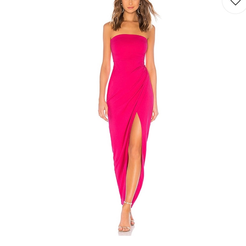 hot pink gown NBD